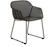 Click to swap image: &lt;strong&gt;Cabana Link Dining Arm Chair - Licorice&lt;/strong&gt;&lt;br&gt;Dimensions: Seat Height: 460mm